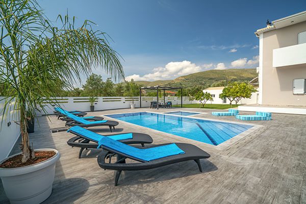 ostria villa Pool Zakynthos 